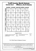 Table of Contents, Traill County 1992